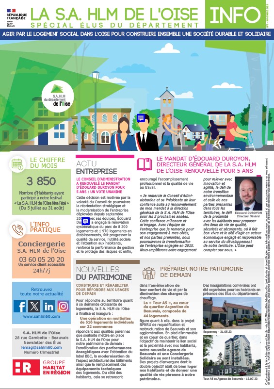 newsletter élus